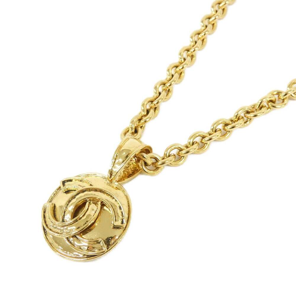 Chanel Pendant Necklace Gold #313807C11B